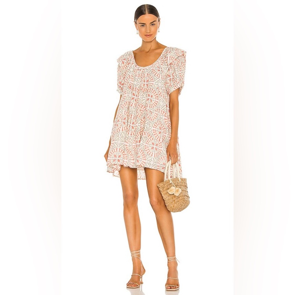 Cleobella Ferris Mini Dress In Tile Print